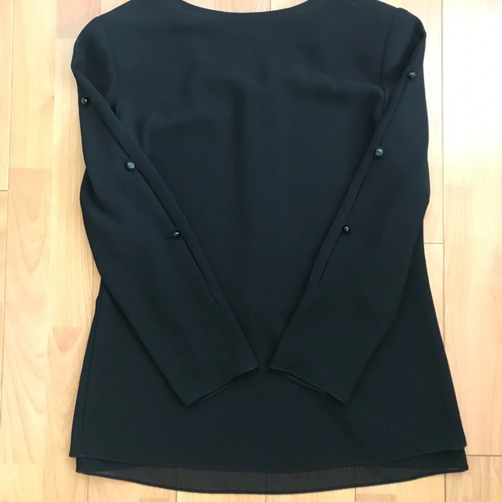 Reposted Like new black dressy blouse for any special occasion size 6 - Picture 5 of 10